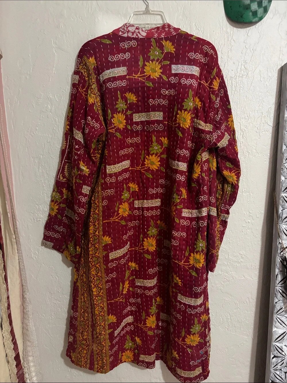 She’s 1 Oak Reversible Kantha Kimono One Size - Picture 6 of 8